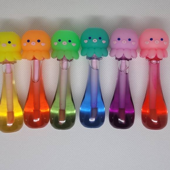 Magic your life Kawaii Octopus lip gloss bundle of 6 - Picture 4 of 4